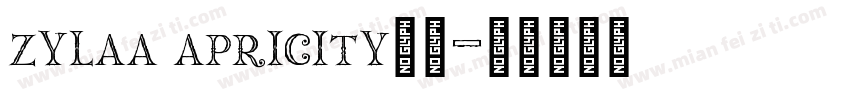 zylaa apricity字体字体转换